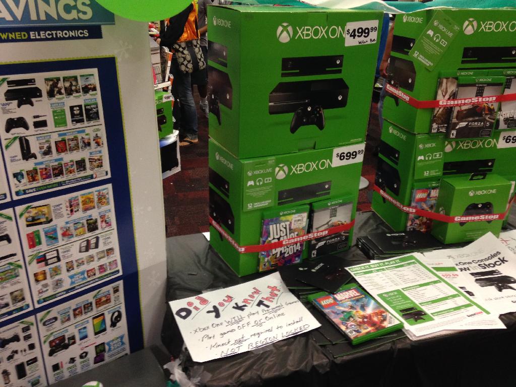 selling xbox one to gamestop
