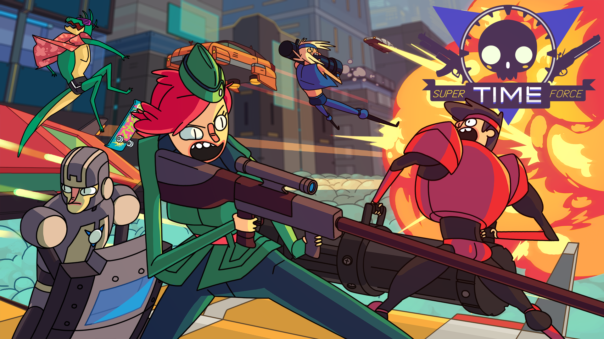 Игры суперсила. Super time Force Ultra. Super time Force Ultra PS Vita. Super t.i.m.e. Force. Тайм Форсе 2.